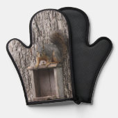 Eichhörnchen Ofenhandschuh (Vorderseite/Rückseite)