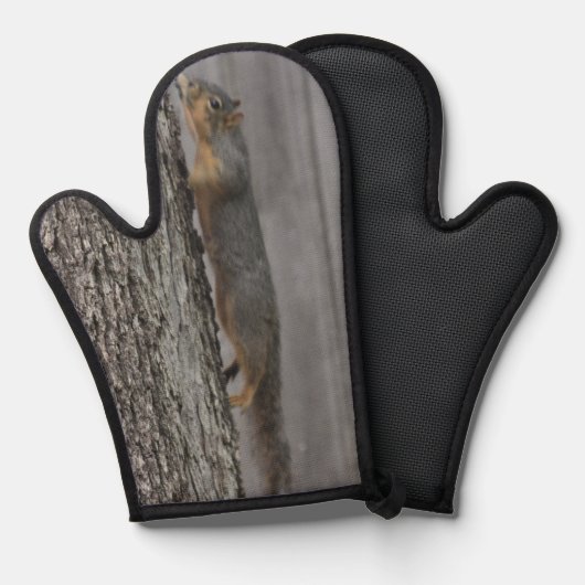 Eichhörnchen Ofenhandschuh (Vorderseite/Rückseite)