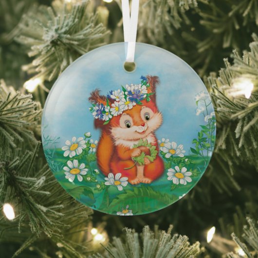 Eichhörnchen Ornament Aus Glas (InSitu)