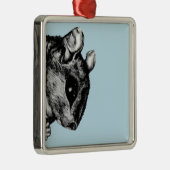Eichhörnchen Ornament Aus Metall (Rechts)