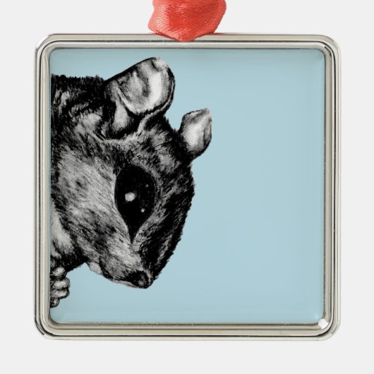 Eichhörnchen Ornament Aus Metall (Vorne)