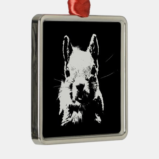 Eichhörnchen Ornament Aus Metall (Rechts)