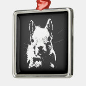 Eichhörnchen Ornament Aus Metall (Links)
