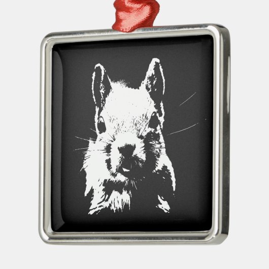 Eichhörnchen Ornament Aus Metall (Links)