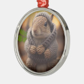 Eichhörnchen Ornament Aus Metall (Links)