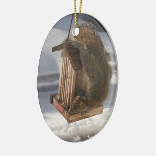 Eichhörnchen-Ornament Keramik Ornament (Links)