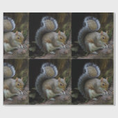 Eichhörnchen-Packpapier Geschenkpapier (Flach)