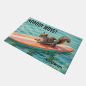 Eichhörnchen-Paddle-Board Fußmatte (Schrägansicht)