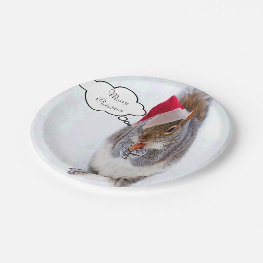 Eichhörnchen Pappteller (Schrägansicht)