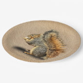EICHHÖRNCHEN PAPPTELLER (Schrägansicht)