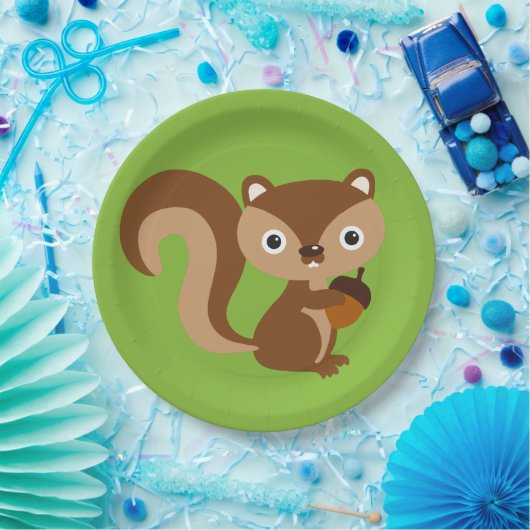 Eichhörnchen Pappteller (Party)