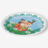 Eichhörnchen Pappteller (Schrägansicht)