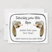 Eichhörnchen-Party Einladung (Rückseite)