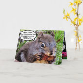 Eichhörnchen Party Invite Karte (Gelbe Blume)