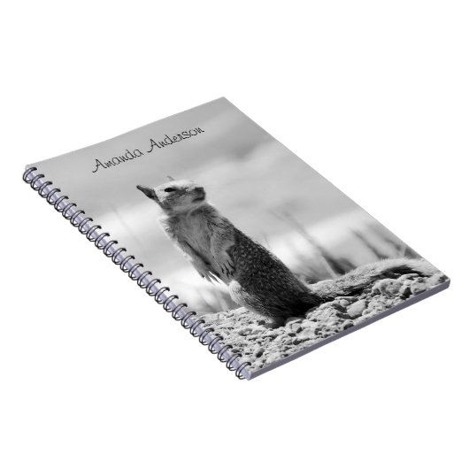 Eichhörnchen - personalisierbar notizblock (Rechte Seite)