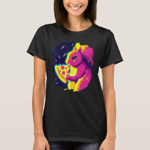 Eichhörnchen Pizza Funny Coolen Niedlichen Eichhör T-Shirt