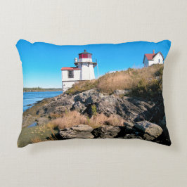 Eichhörnchen Point Lighthouse Maine Accent Pillow Dekokissen