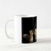 Eichhörnchen-Poker Kaffeetasse (Links)