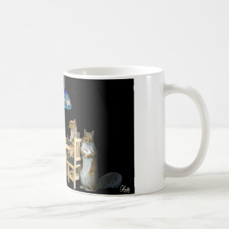 Eichhörnchen-Poker Kaffeetasse