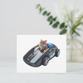 Eichhörnchen Polizist in Aktion: Stopp oder ich kl Postkarte (Stehend Vorderseite)