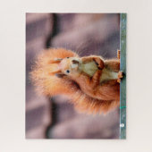 Eichhörnchen-Portrait, Puzzle (Vertikal)