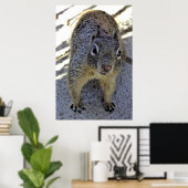 Eichhörnchen Poster (Heimbüro)