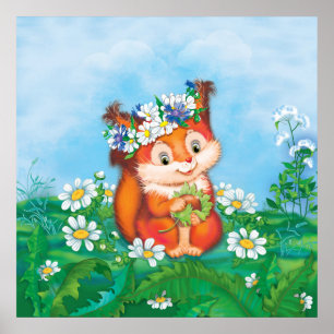 Eichhörnchen Poster