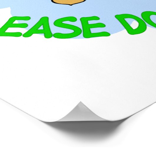 Eichhörnchen Poster (Ecke)