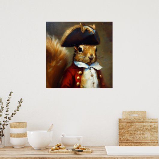 Eichhörnchen Poster (Küche)