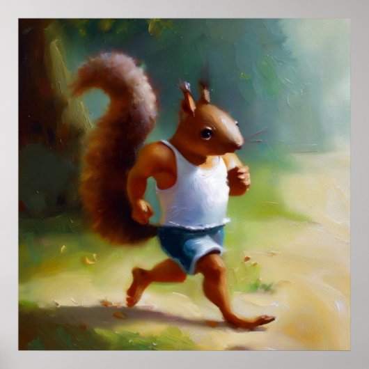 Eichhörnchen Poster (Vorne)