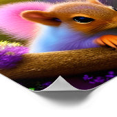 Eichhörnchen Poster (Ecke)