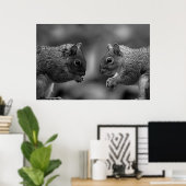 Eichhörnchen Poster/Print Poster (Heimbüro)