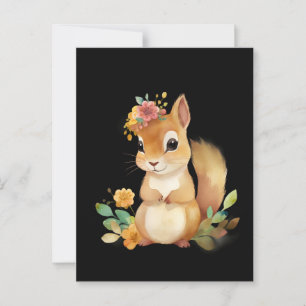 Eichhörnchen Postkarte