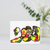 Eichhörnchen Postkarte (Stehend Vorderseite)