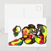 Eichhörnchen Postkarte (Vorne/Hinten)