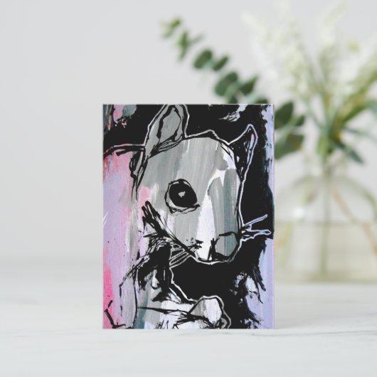 Eichhörnchen! Postkarte (Stehend Vorderseite)
