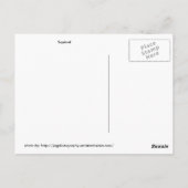 Eichhörnchen Postkarte (Rückseite)