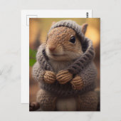 Eichhörnchen Postkarte (Vorne/Hinten)