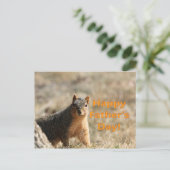 Eichhörnchen Postkarte (Stehend Vorderseite)