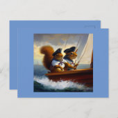 Eichhörnchen Postkarte (Vorne/Hinten)