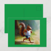 Eichhörnchen Postkarte (Vorne/Hinten)