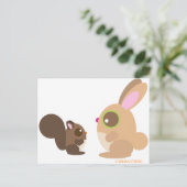Eichhörnchen Postkarte (Stehend Vorderseite)