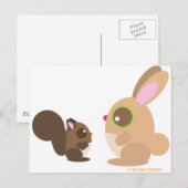 Eichhörnchen Postkarte (Vorne/Hinten)