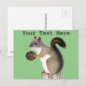Eichhörnchen Postkarte (Vorne/Hinten)