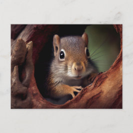 Eichhörnchen Postkarte