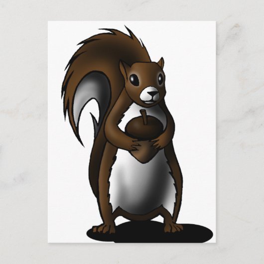 Eichhörnchen Postkarte (Vorderseite)