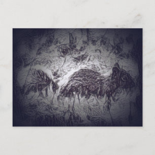 Eichhörnchen Postkarte - Gardenkritze