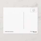 Eichhörnchen-Postkarte Postkarte (Rückseite)