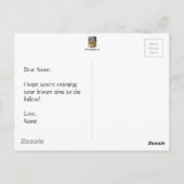 Eichhörnchen Postkarte zur Alterssicherung (Rückseite)