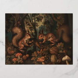 Eichhörnchen - Postkarten aufdecken